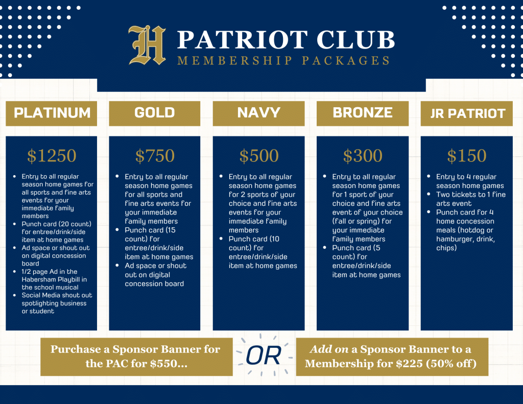 Patriot Club flyer New